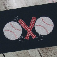 Baseball Machine Applique Design